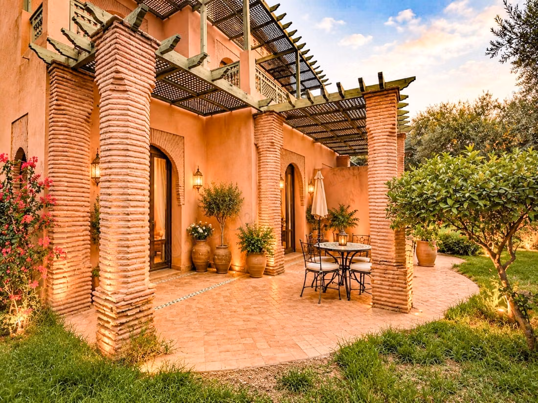 Bel appartement en rez de chaussée Palmeraie