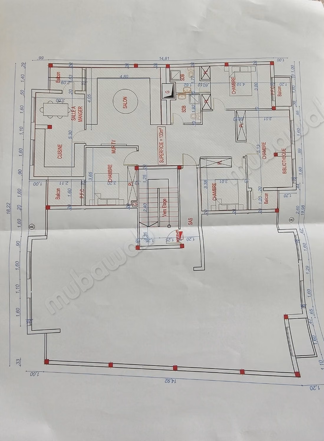 Apartment 134m Sidi Abid Al 3oumran Al Hoceima