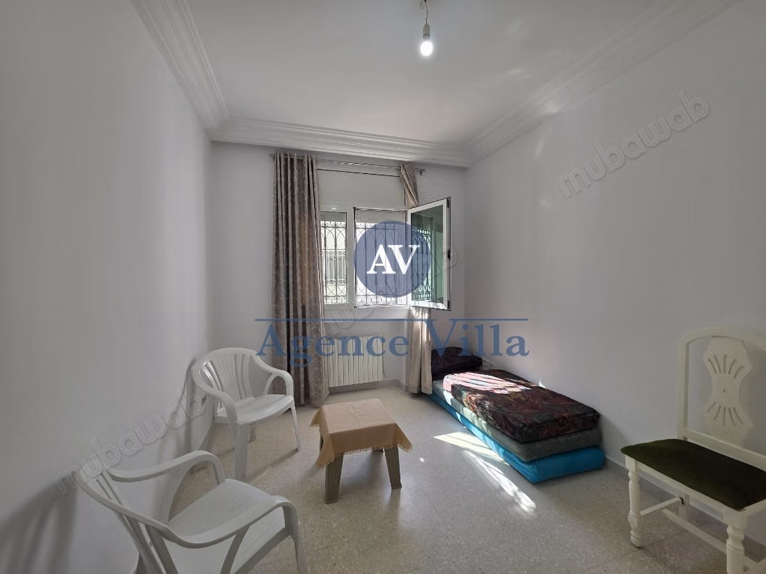 A louer un appartement s2 meublé à la Marsa