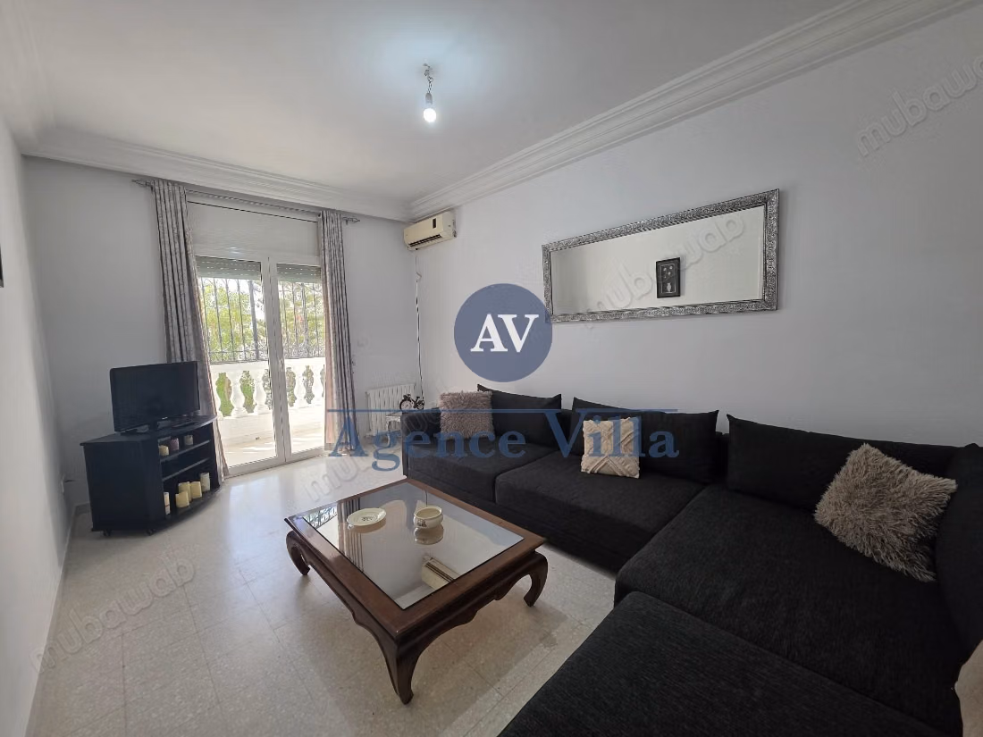 A louer un appartement s2 meublé à la Marsa