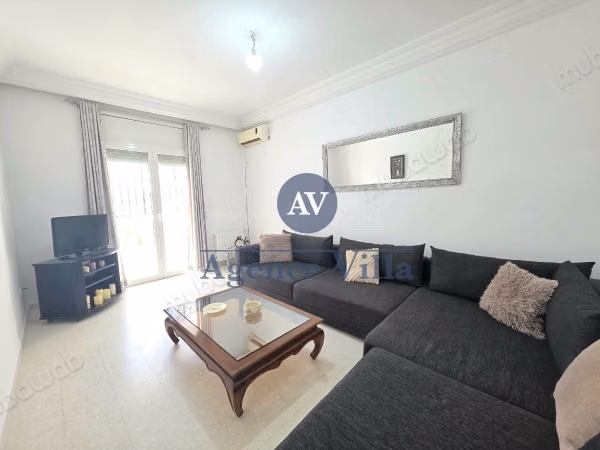 A louer un appartement s2 meublé à la Marsa