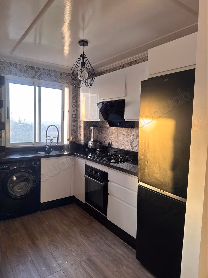 Zeer mooi appartement te huur in Dar Bouazza. 1 mooie slaapkamer. Concierge en zwembad