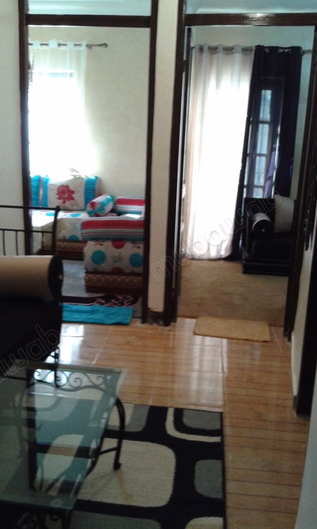 Prachtig appartement nog niet geregistreerd te koop in de Medina. 2 comfortabele slaapkamers. Dubbel glas en beveiligde deur