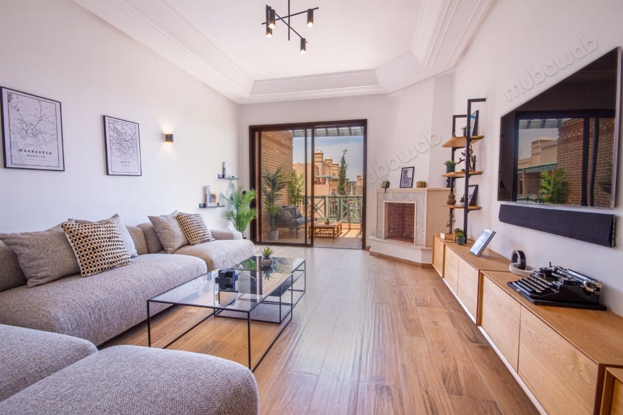 Magnifiek nieuw gerenoveerd appartement in Agdal