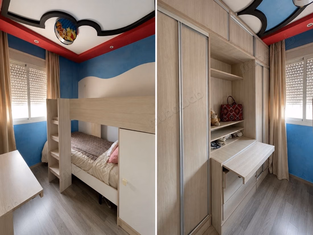 Appartement à louer à Mhamid. 
Surface de 68 m². 
Bien meublé