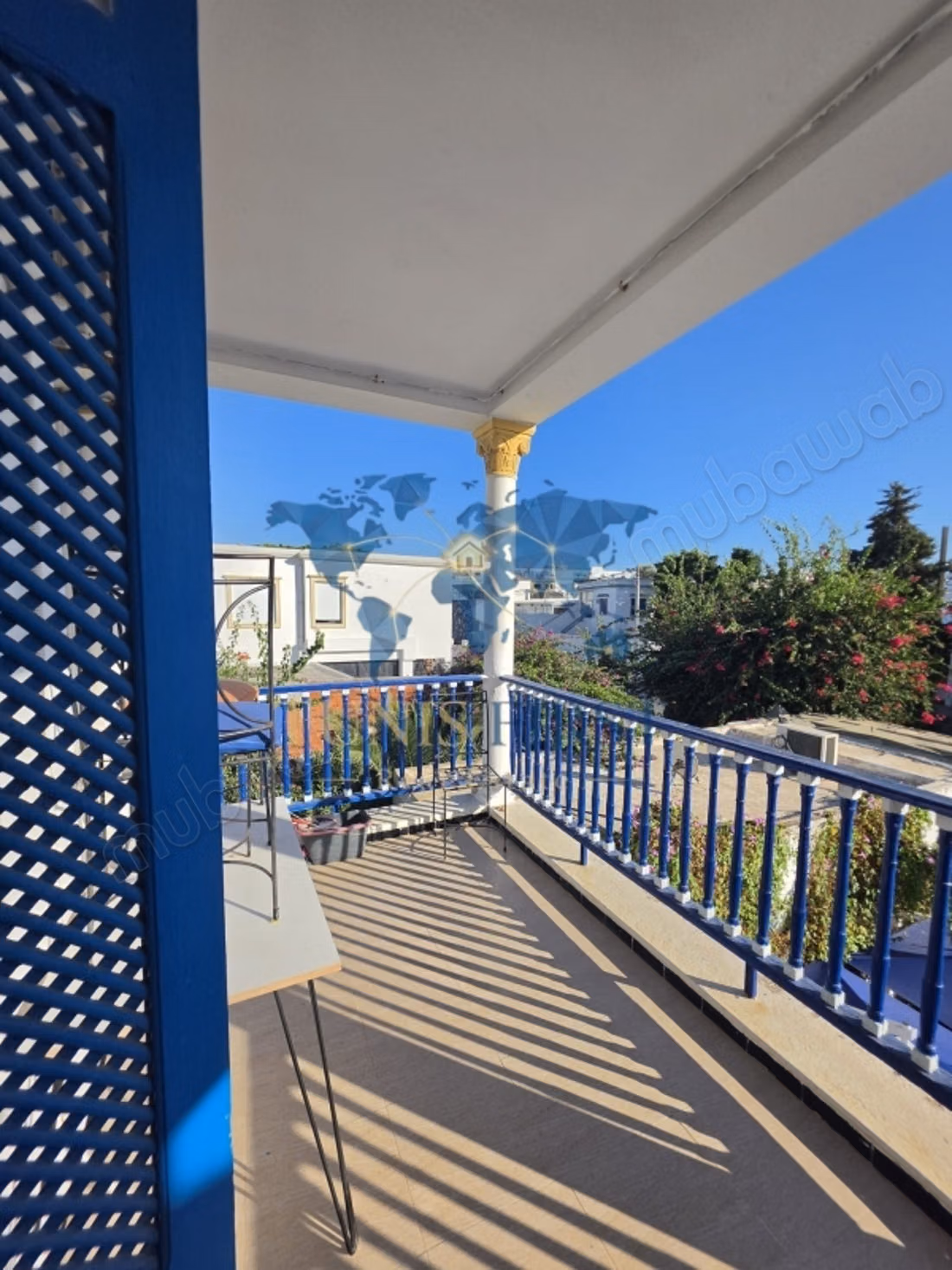 For Rent: Furnished S3 Floor of a Villa in La Marsa Corniche