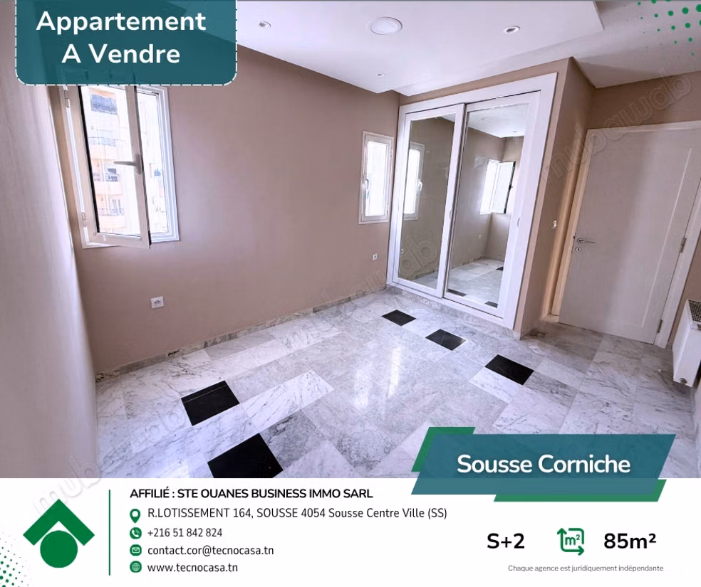 A vendre un appartement S2