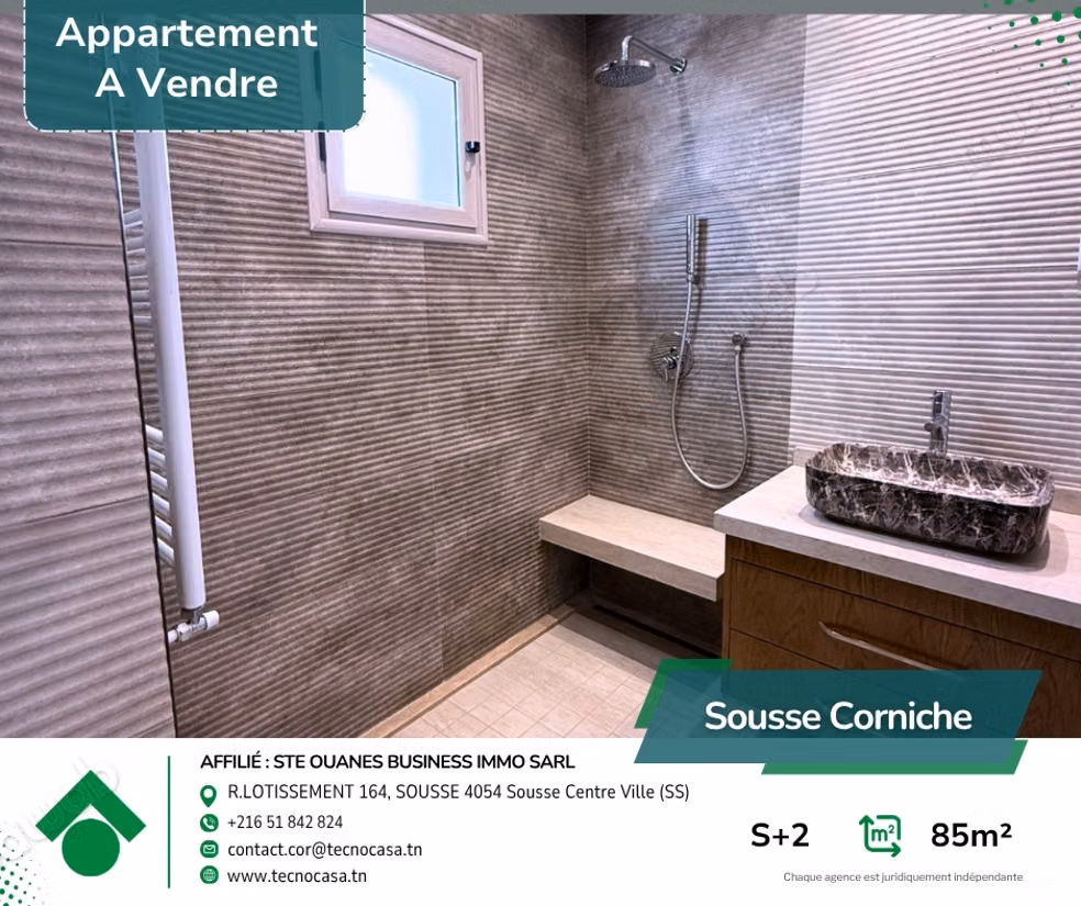 A vendre un appartement S2