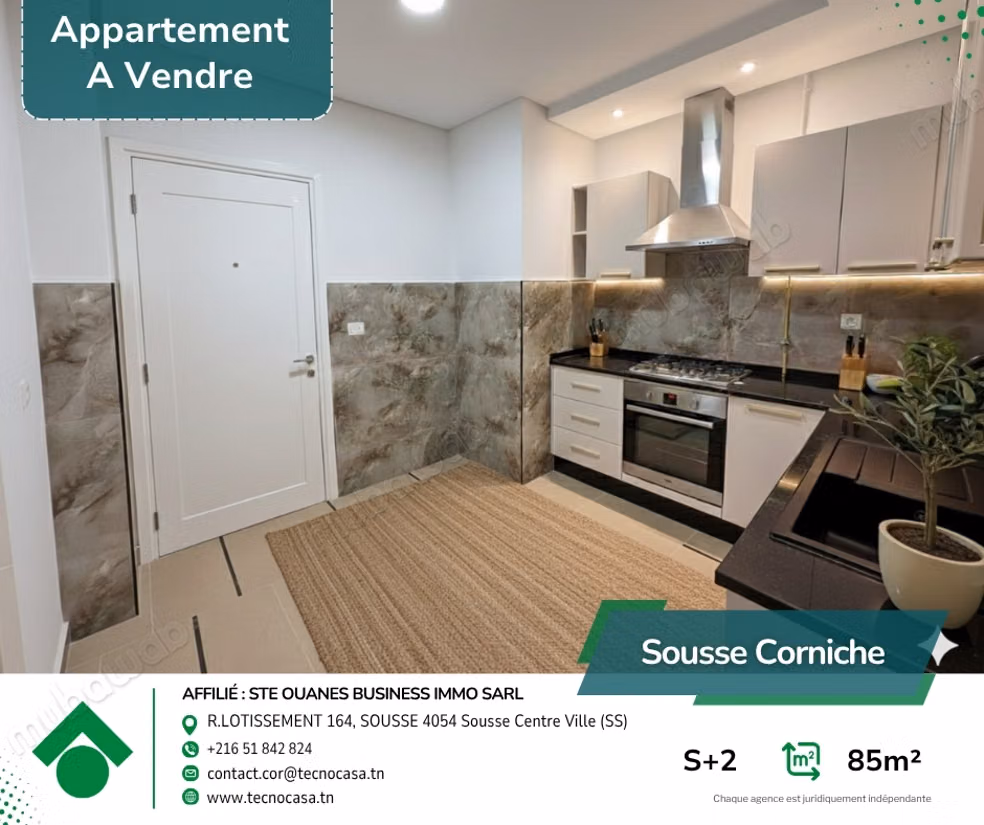 A vendre un appartement S2
