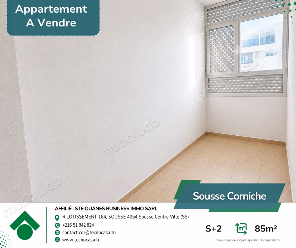 A vendre un appartement S2