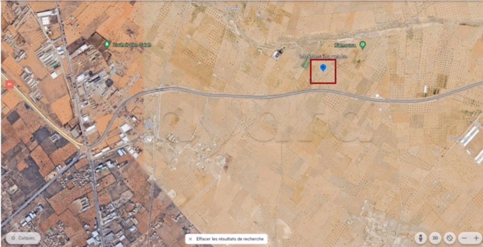 Agricultural land of 6,643 m² located in the El Badarna area, Sfax