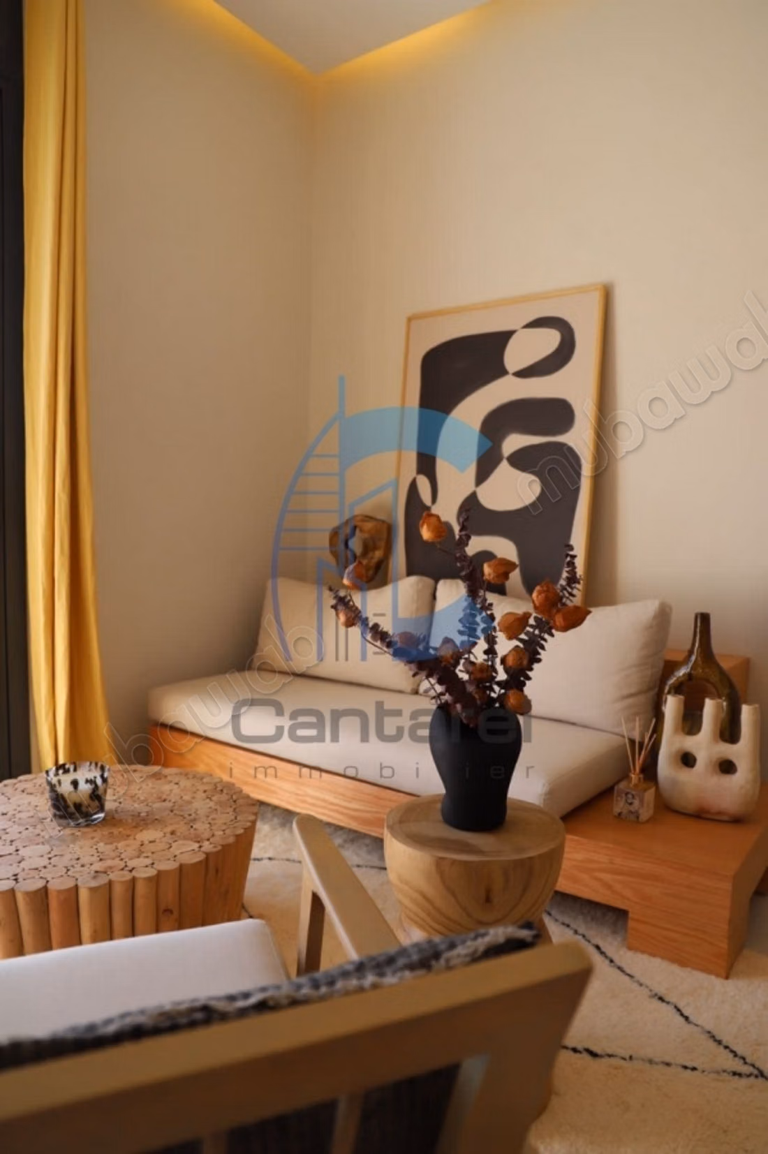 À louer studio meublè avec terasse à ain diab
