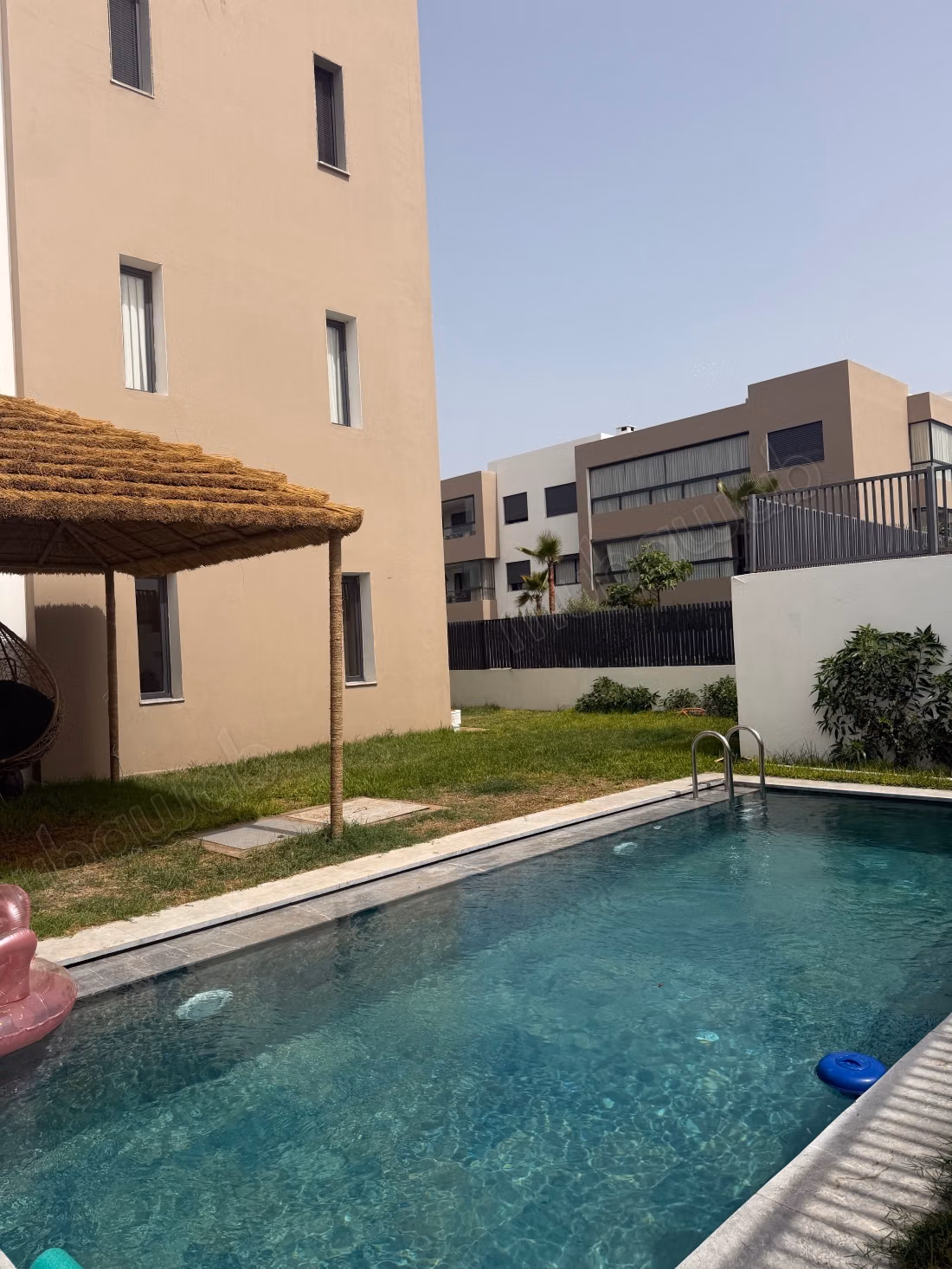 Exclusive apartment with private garden and pool in Dar Bouazza