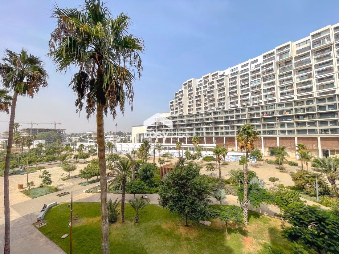 Splendido appartamento in affitto a Casablanca Finance City. Superficie totale di 400 m². Servizio di concierge e aria condizionata