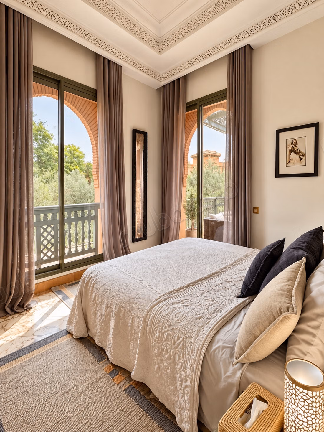 Apartamento en el tercer piso con 3 habitaciones y terrazas