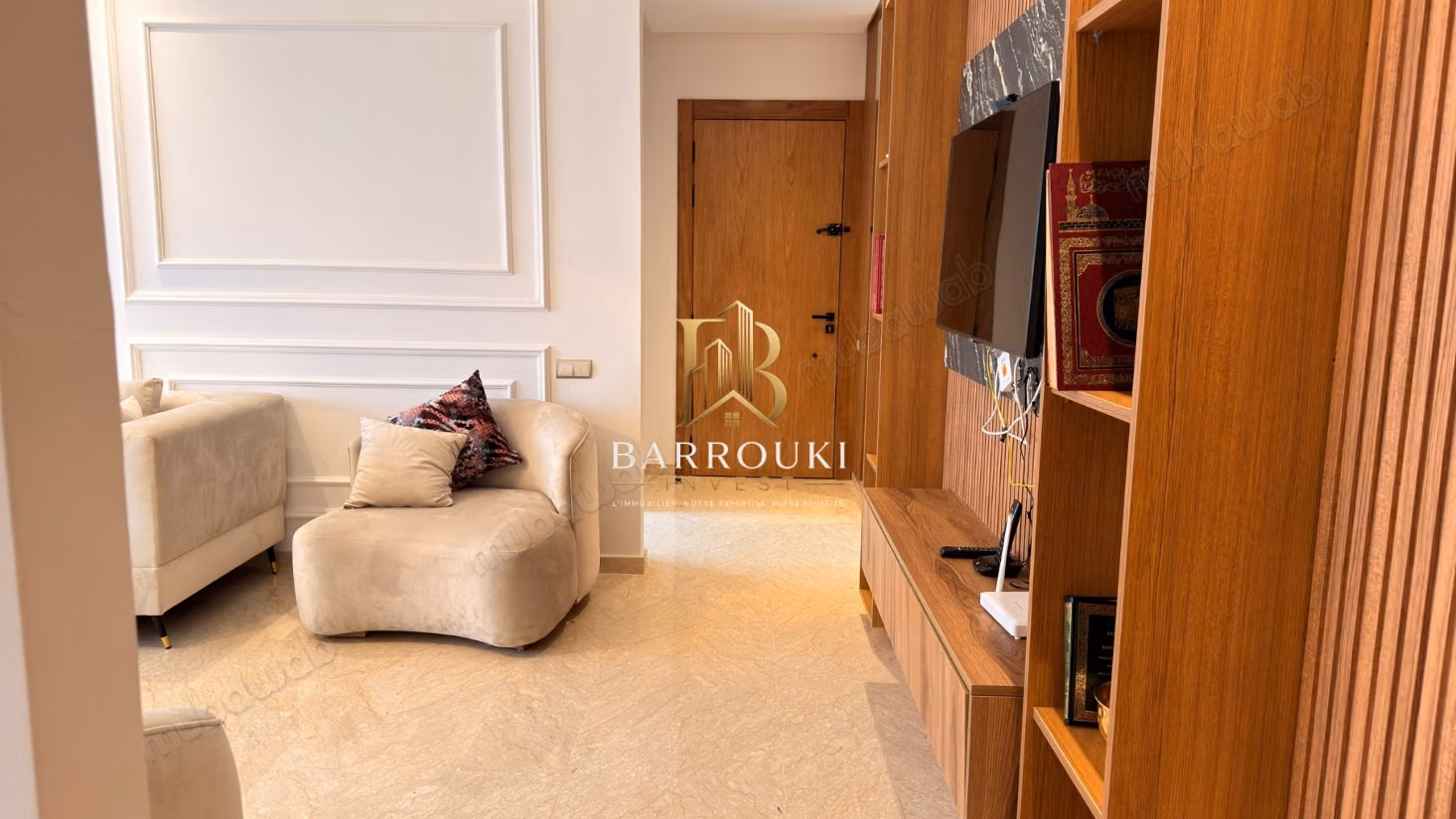 Appartement neuf 3 chambres à louer – Longue durée, Dar Bouazza