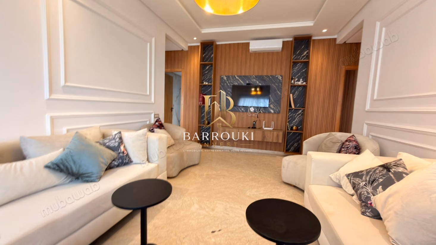 Appartement neuf 3 chambres à louer – Longue durée, Dar Bouazza