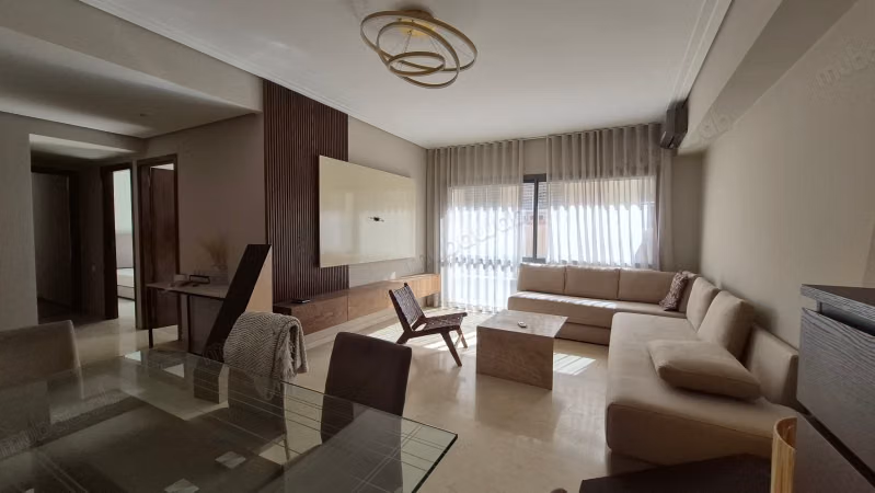 Affitta questo appartamento a Maârif Extension. Superficie di 90 m². Ben arredato