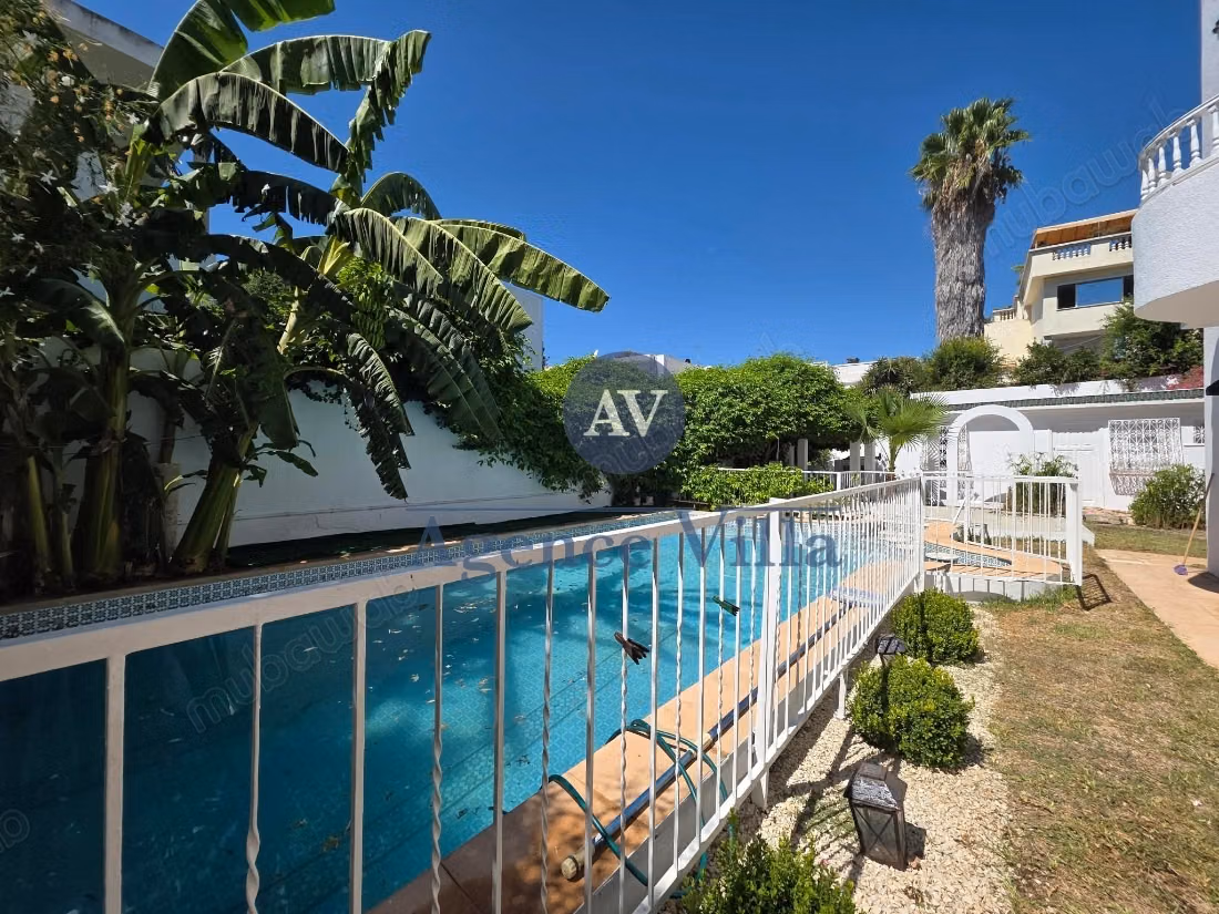 A louer une villa s6 à Carthage avec vue sur mer