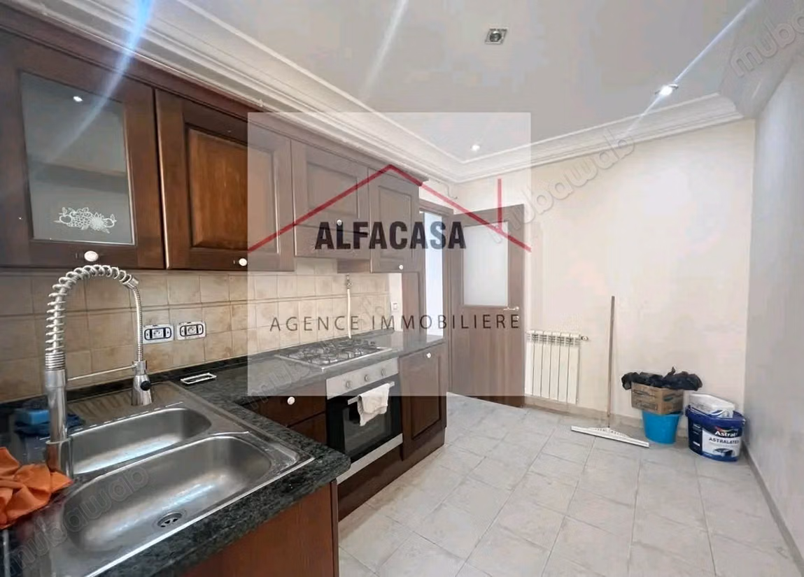 For rent an S2 apartment in Ain Zaghouan Nord