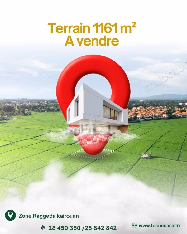 For sale, Title Deed Land 1161 m²
