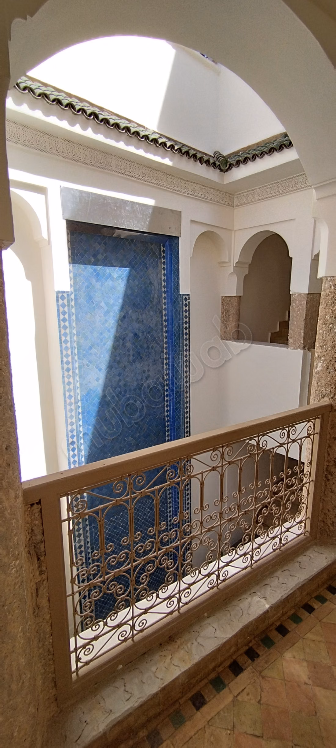 Riad titré de 3 chb et 3 sdb jaccuzi double ter