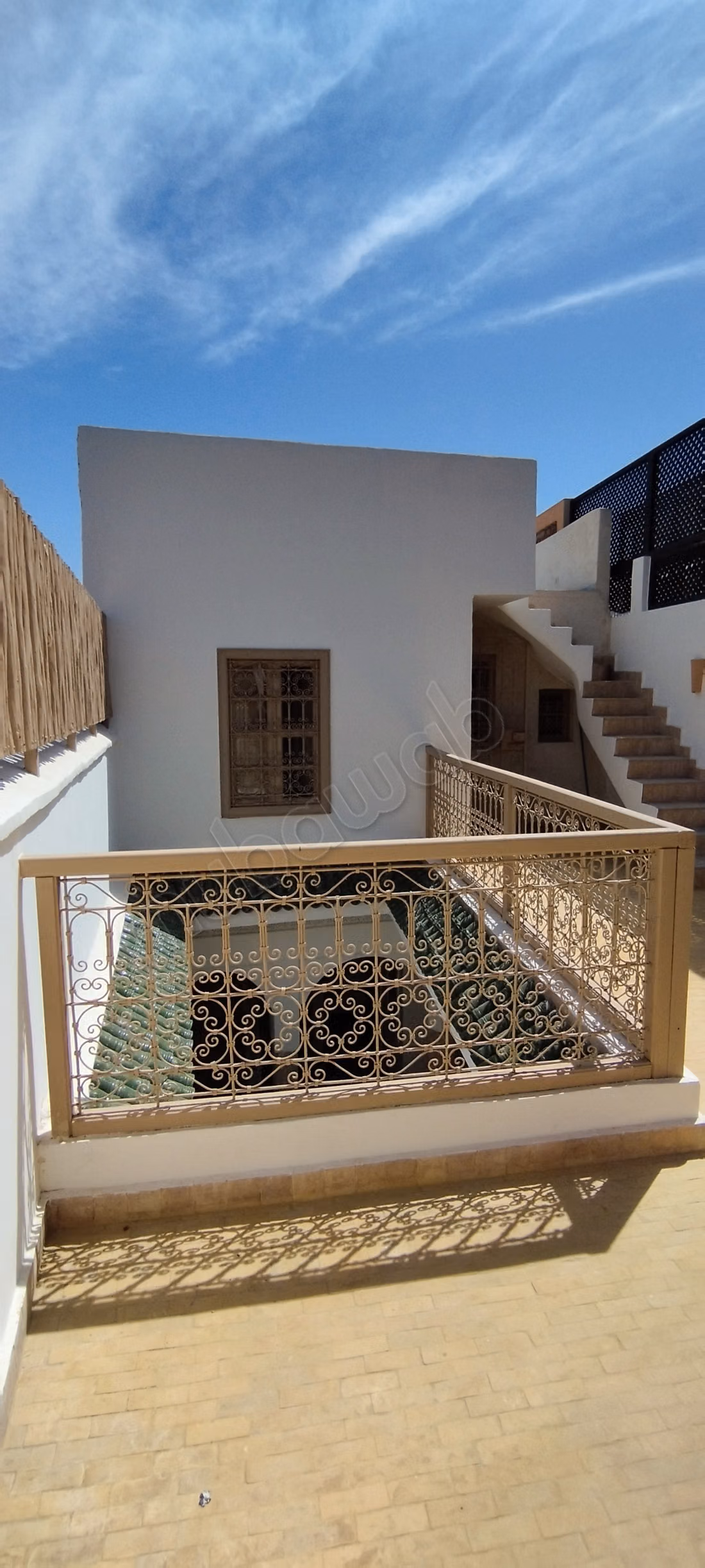 Riad titré de 3 chb et 3 sdb jaccuzi double ter
