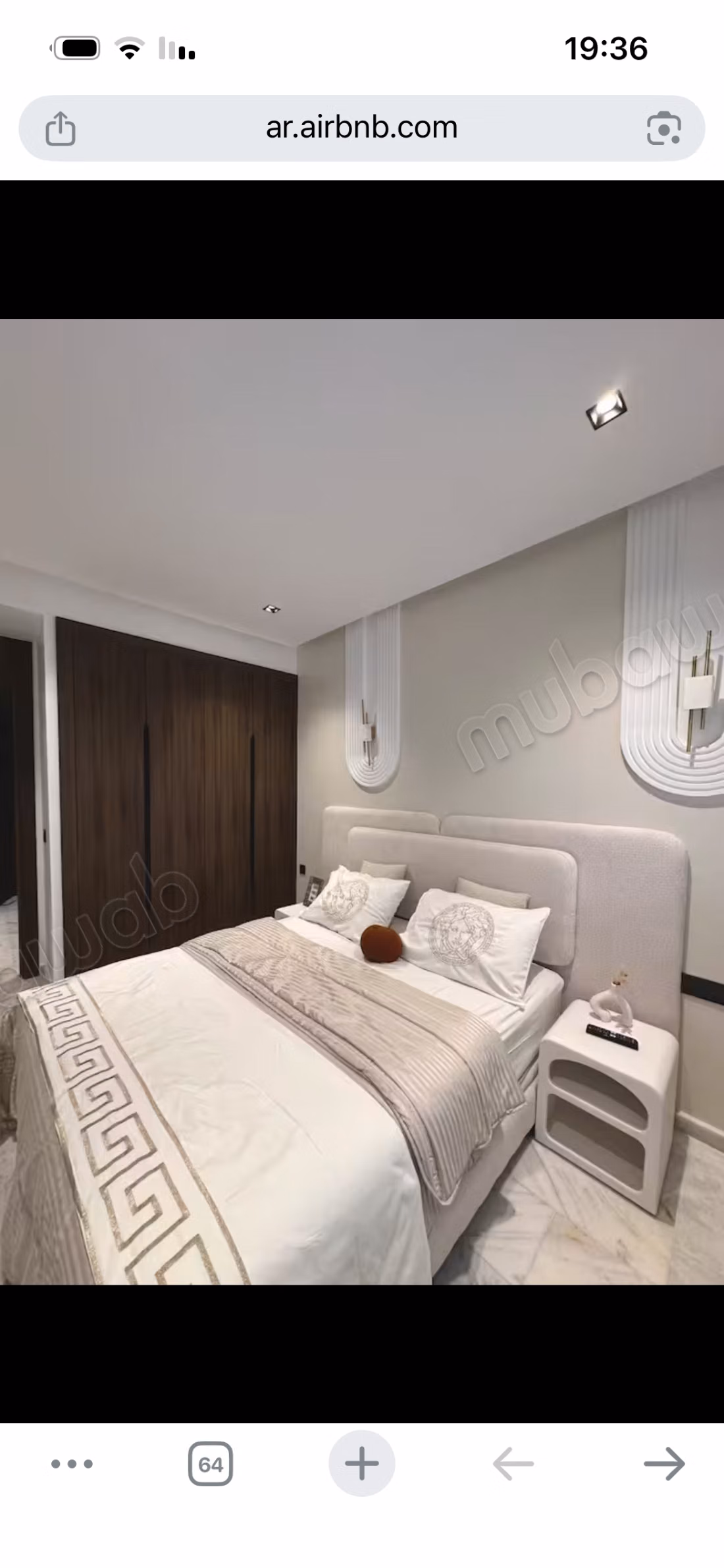 Appartementen te huur in de vredeswijk. Totale oppervlakte 64 m². Residentie met conciërge en airconditioning