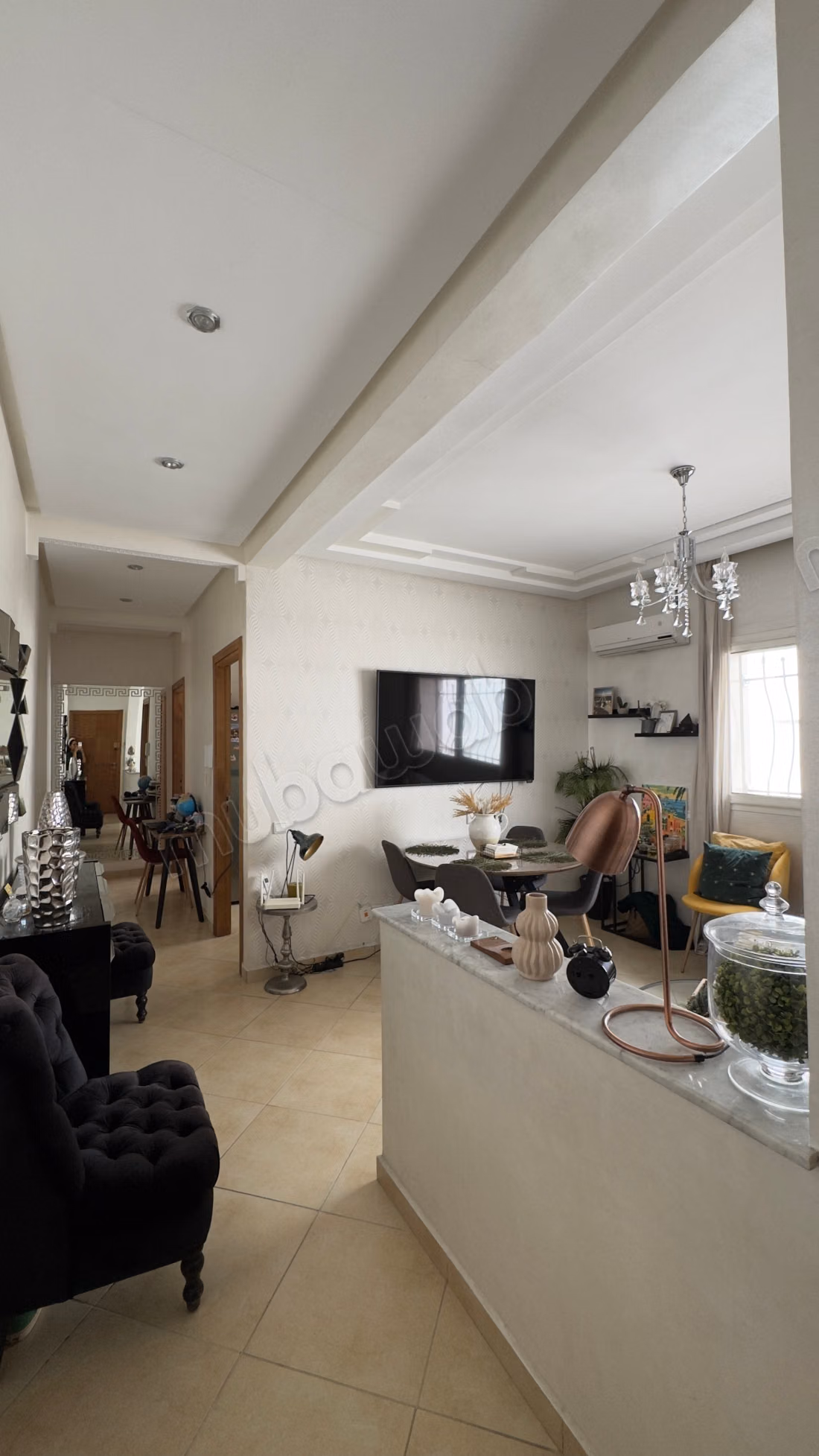 Appartement en vente à Hay Alamal. 3 pièces. Meublé