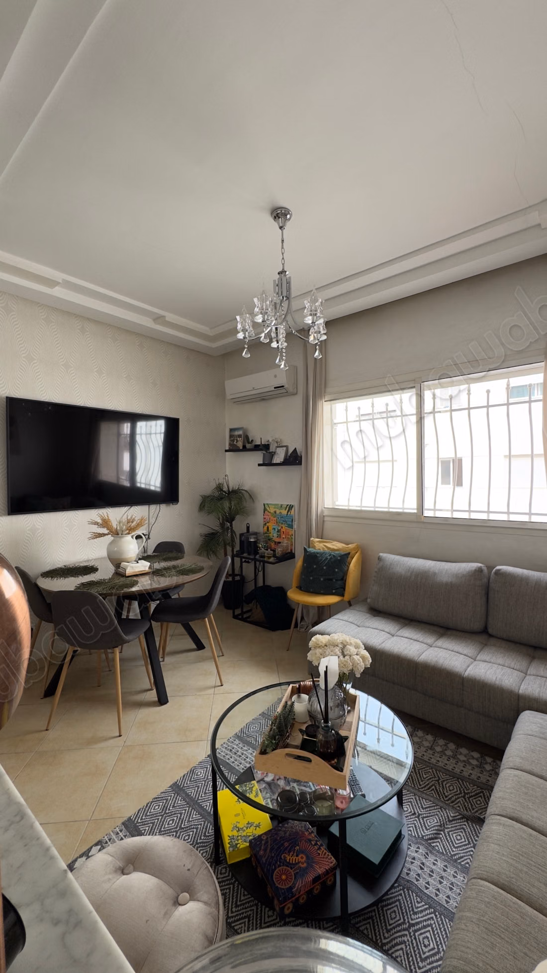 Appartement en vente à Hay Alamal. 3 pièces. Meublé