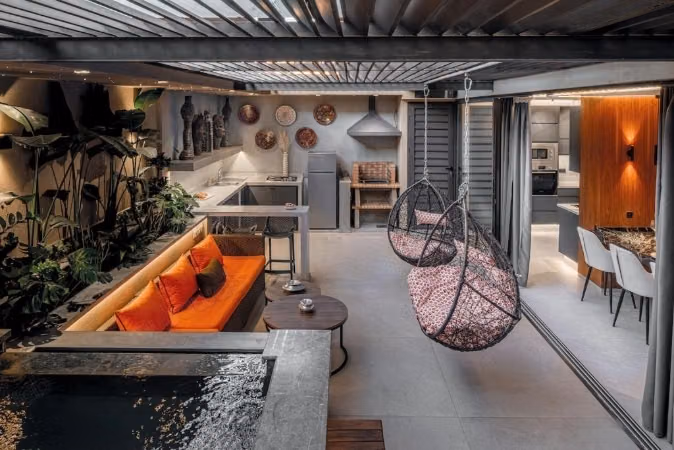 Appartement de prestige avec terrasse, piscine et hammam privés