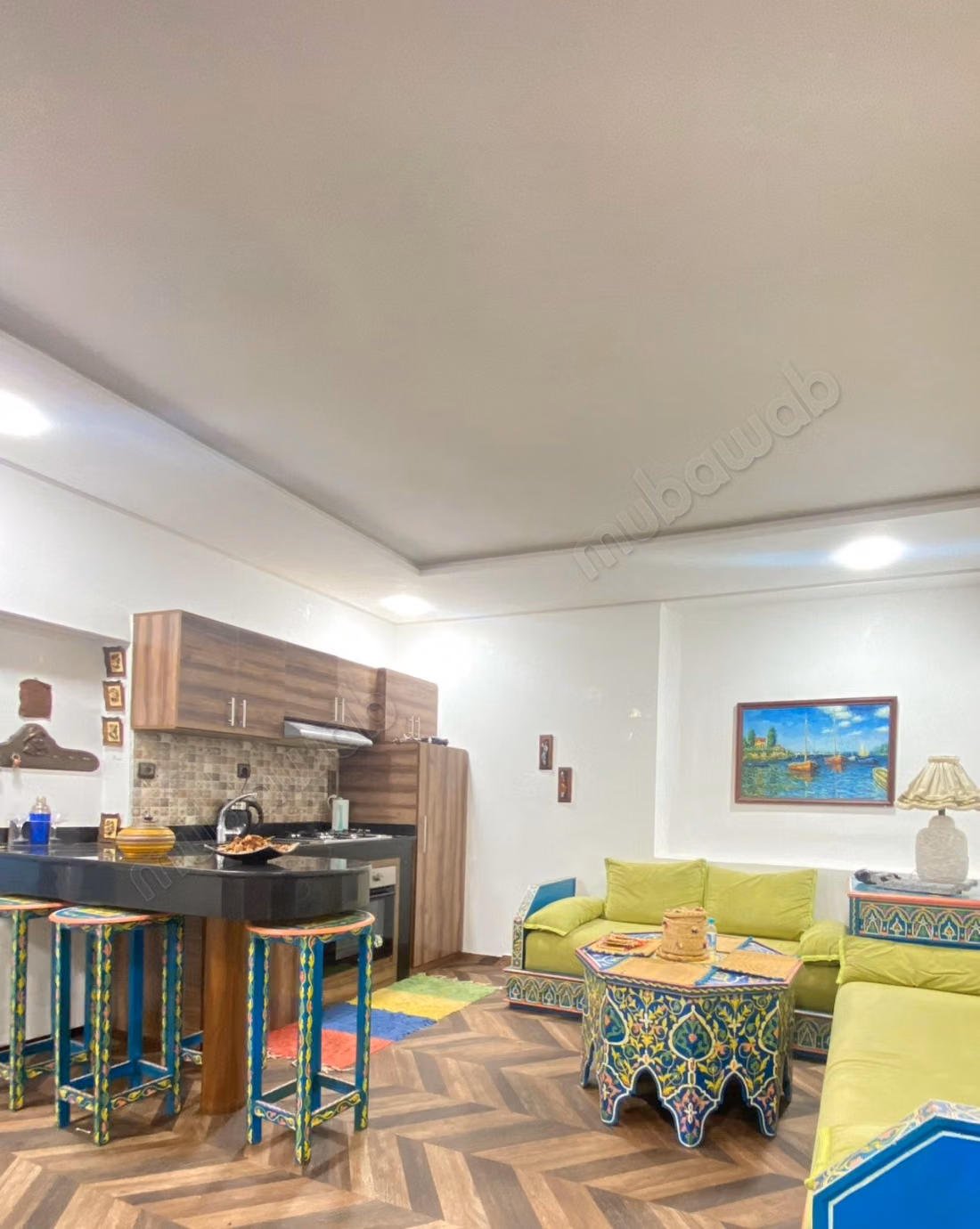 Apartments for rent in Medina. Area of 49 m². Satellite dish and armored door