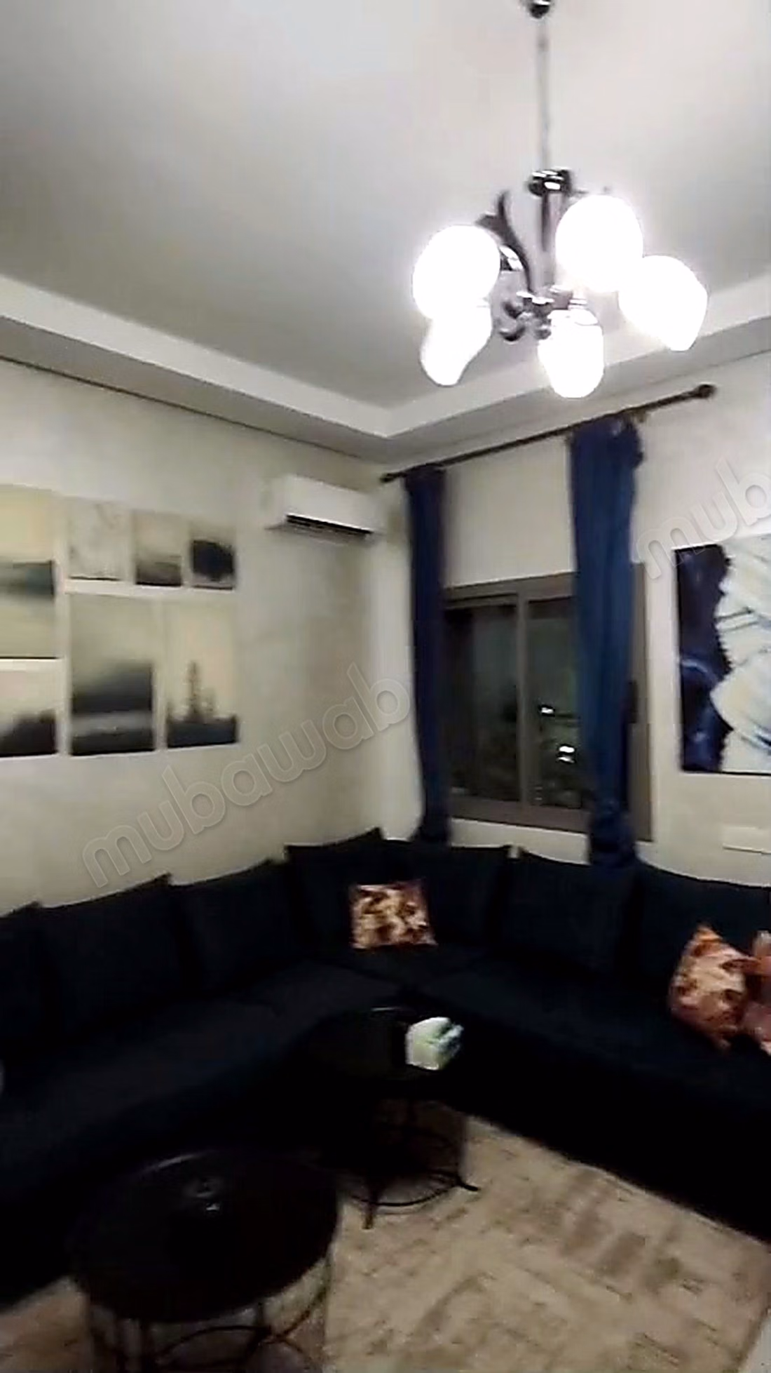 Seasonal rental in El Mansouria. 1 Room. Reinforced door and central heating