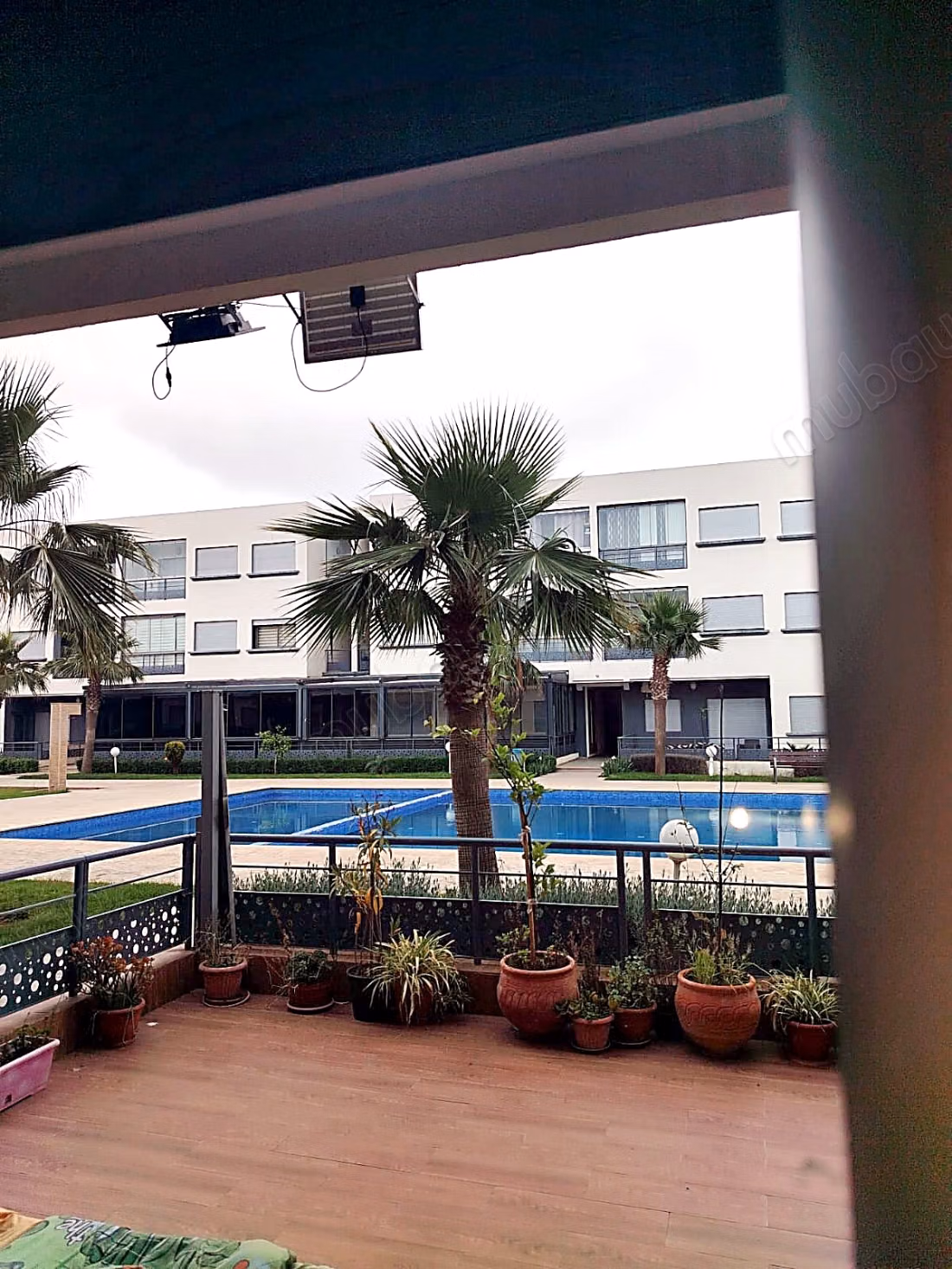 Seasonal rental in El Mansouria. 1 Room. Reinforced door and central heating