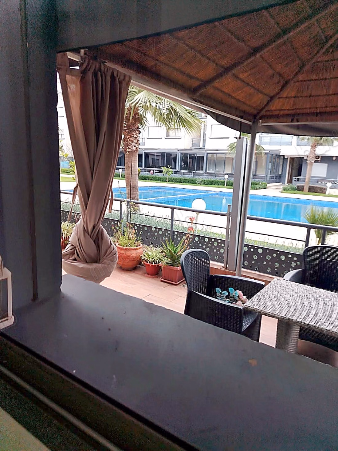 Seasonal rental in El Mansouria. 1 Room. Reinforced door and central heating