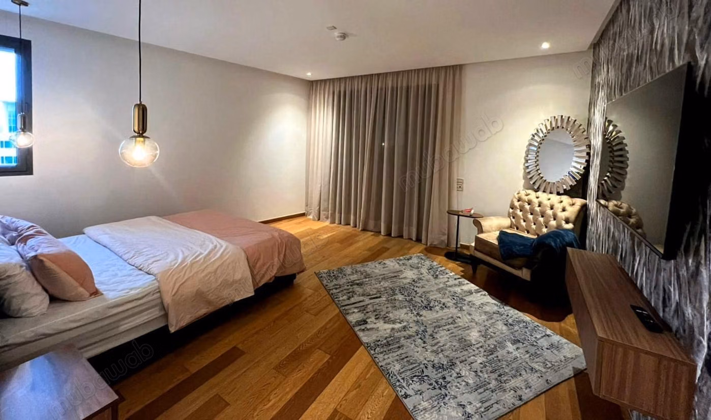 Appartement 260m eublé 3 chambres, Marina ain diab