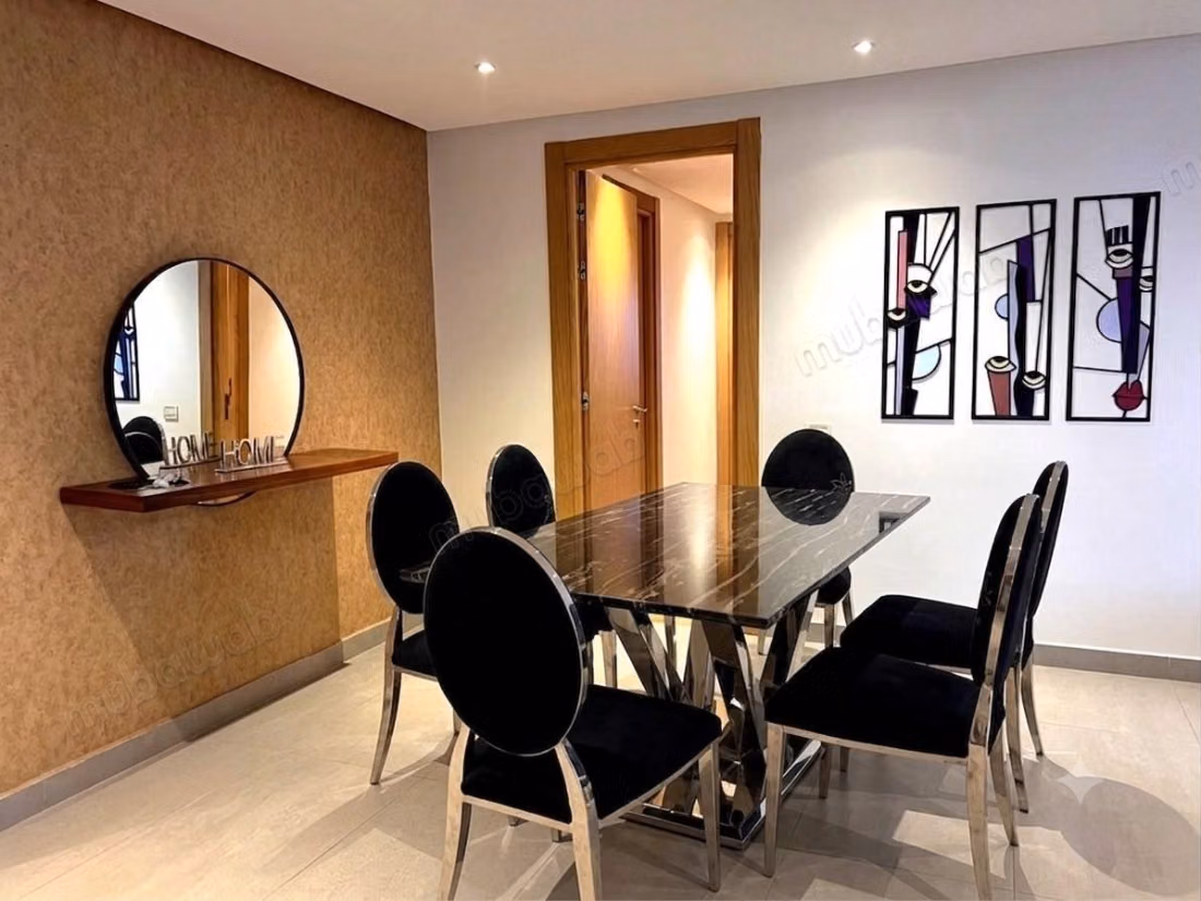 Appartement 260m eublé 3 chambres, Marina ain diab