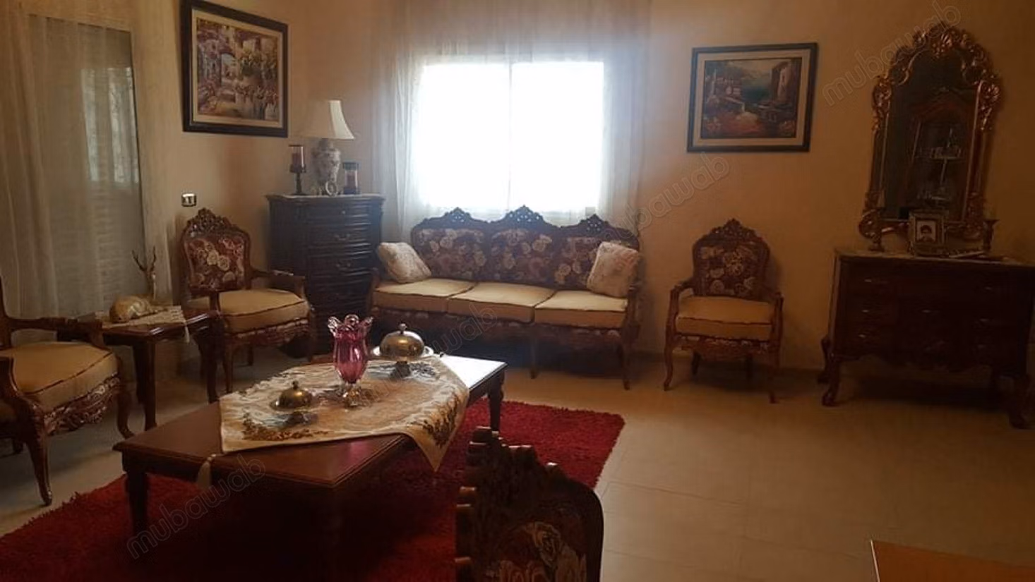 Mini castle for rent in El Manar 2. 8 comfortable rooms. Furnished