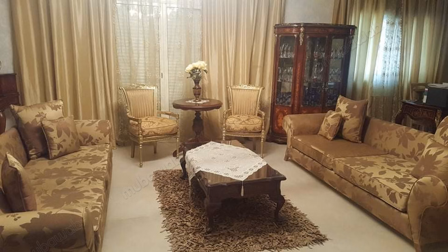 Mini castle for rent in El Manar 2. 8 comfortable rooms. Furnished