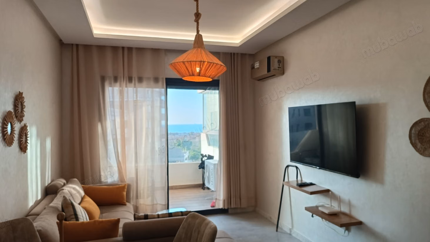Appartement meublé avec vue sur mer à Zenata