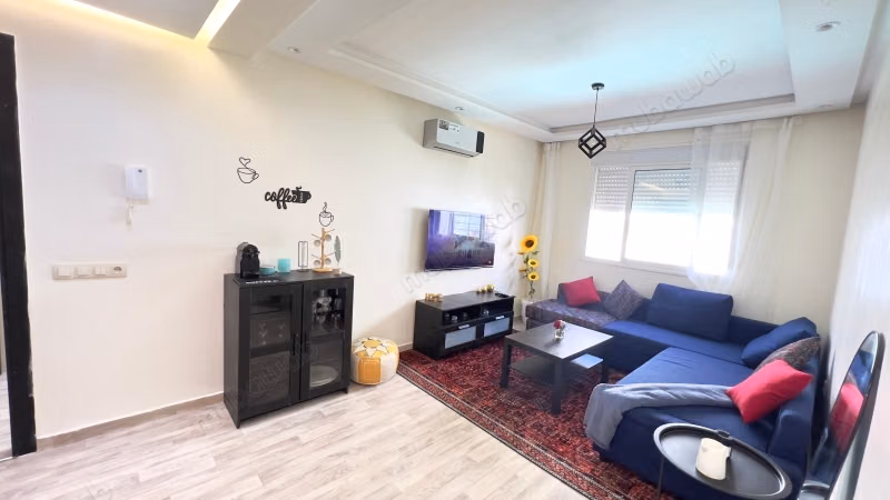 Prachtig appartement te huur in Dar Bouazza. 2 mooie slaapkamers. Gemeubileerd