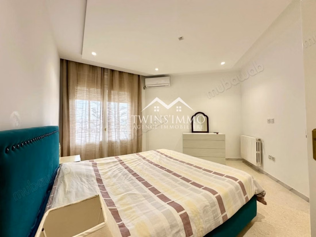 Superb apartment for rent in Ain Zaghouan North. Area of 110 m². Well furnished