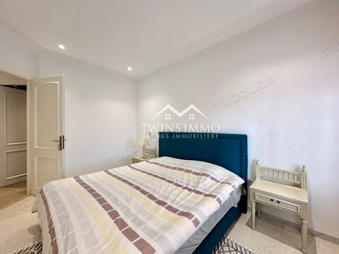 Superb apartment for rent in Ain Zaghouan North. Area of 110 m². Well furnished