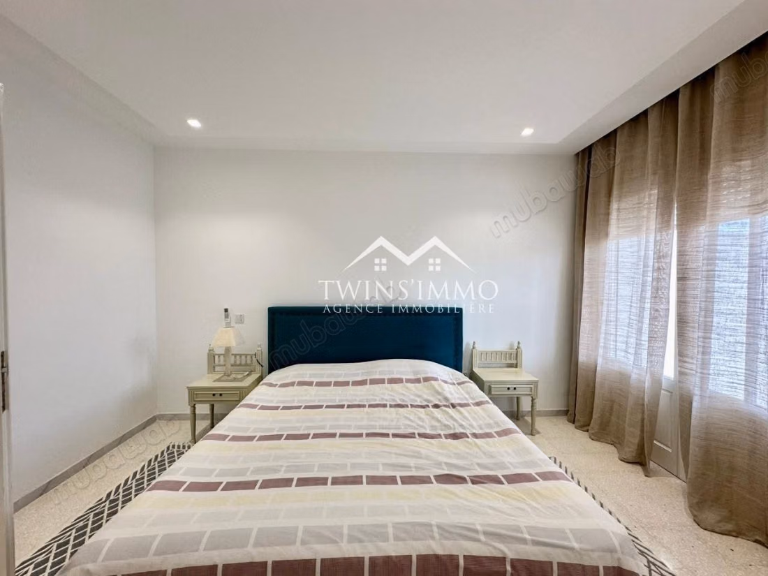 Superb apartment for rent in Ain Zaghouan North. Area of 110 m². Well furnished