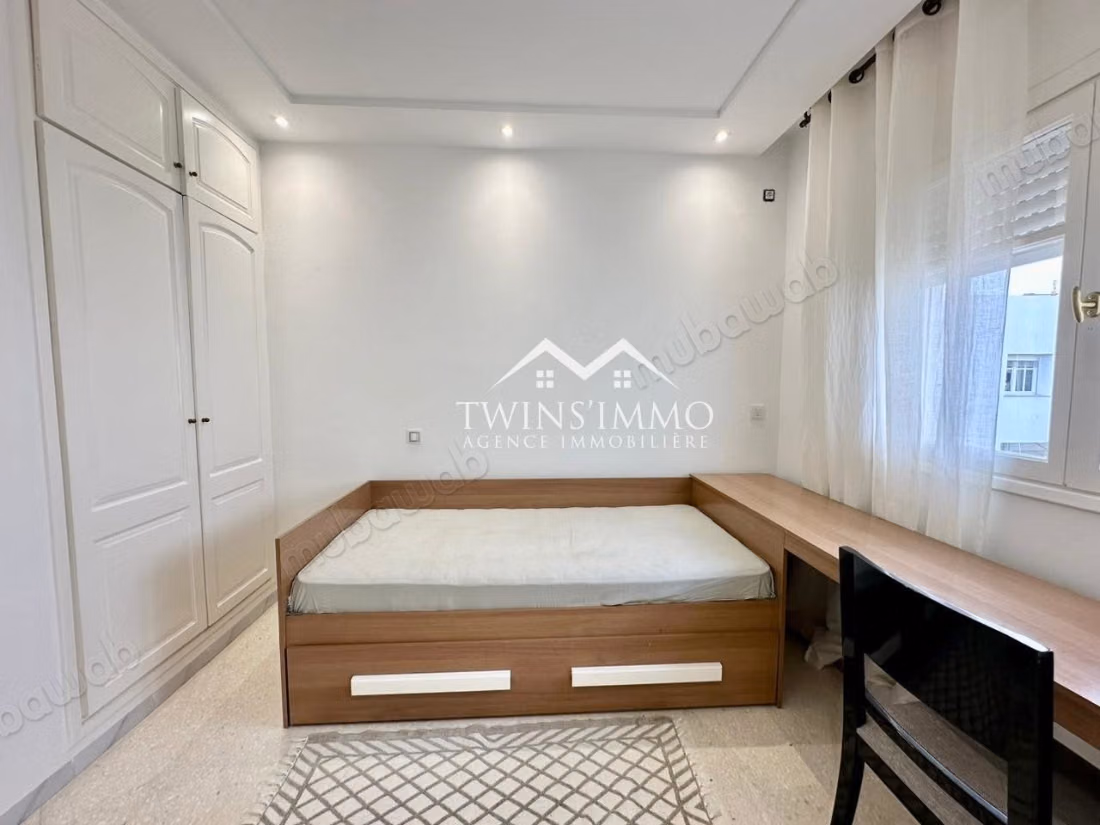 Superb apartment for rent in Ain Zaghouan North. Area of 110 m². Well furnished