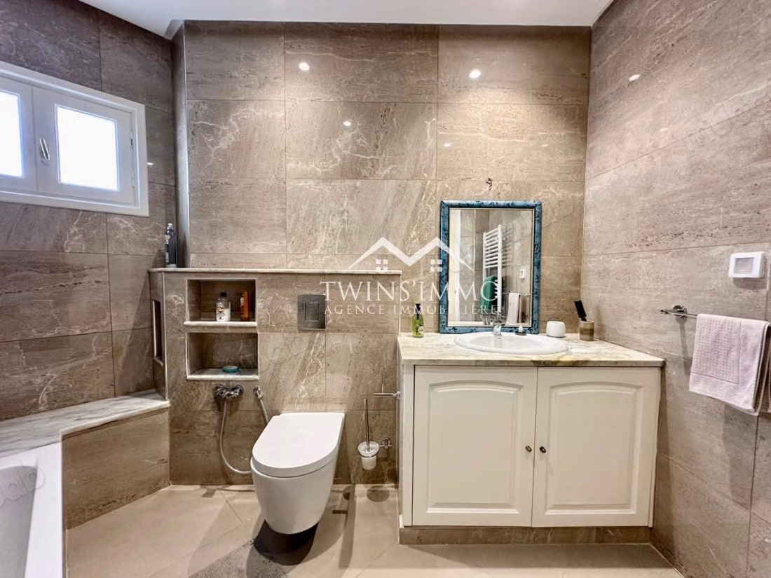 Superb apartment for rent in Ain Zaghouan North. Area of 110 m². Well furnished