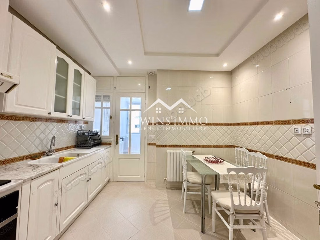 Superb apartment for rent in Ain Zaghouan North. Area of 110 m². Well furnished