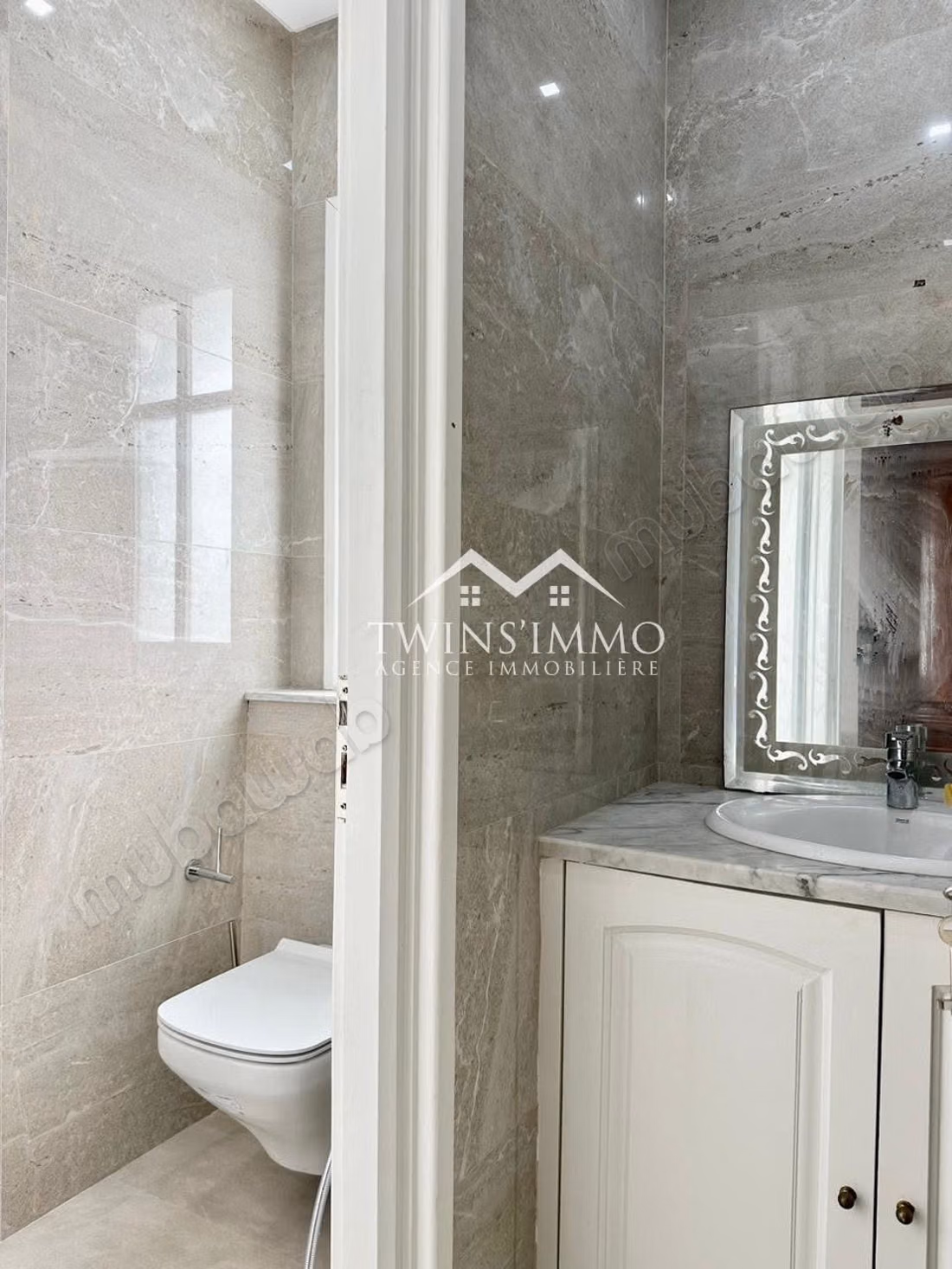 Superb apartment for rent in Ain Zaghouan North. Area of 110 m². Well furnished