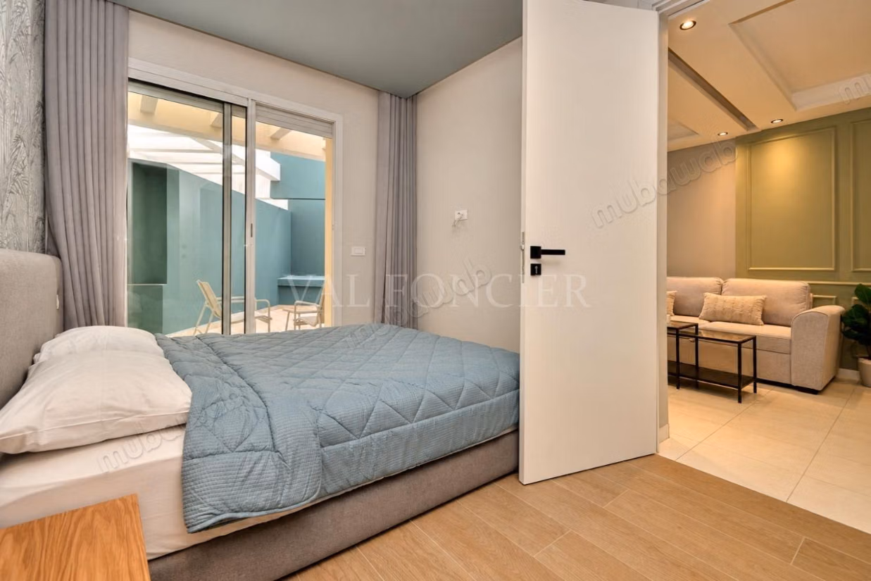 Location Studio moderne meublé avec grande terrasse Ziraoui, Casablanca