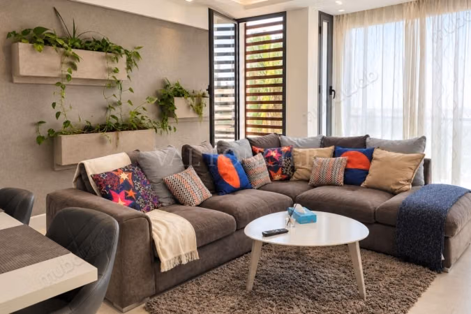 Alquiler de apartamento moderno amueblado 2 habitaciones Ferme Bretonne, Casablanca